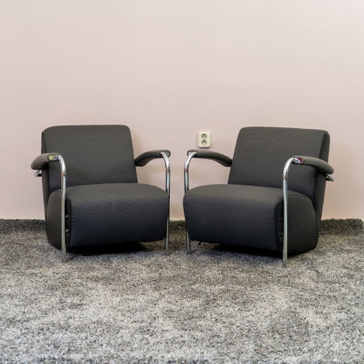 2x fauteuil Leolux Scylla