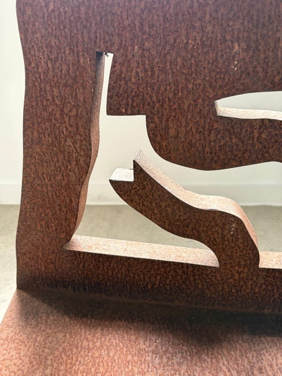 Image 1 of Klaas Gubbels, iron oxidized chair object