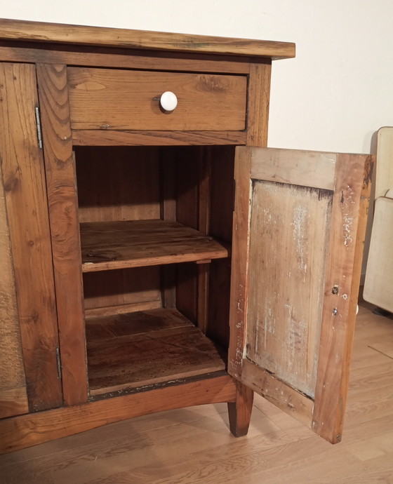 Image 1 of Base de cómoda de pino rústico, sur de Italia, finales del siglo XIX