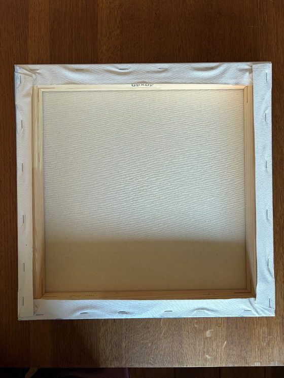 Image 1 of Rustgevend zeegezicht schilderij met boot – zacht nazomerlicht | Yaya Masu