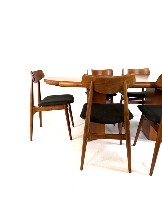 Image 1 of Vintage Danish extendable dining table '70