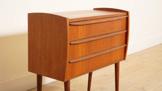 Image 1 of Vintage chest of drawers | 3 drawers | Bedside table