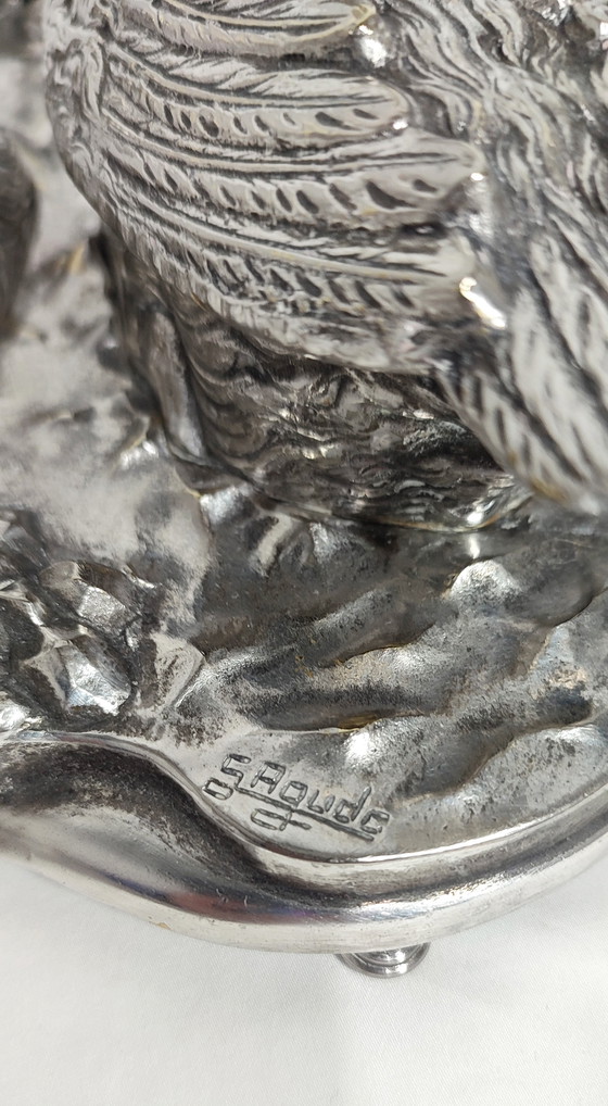 Image 1 of Metalen asbak: Spanje, jaren 1960