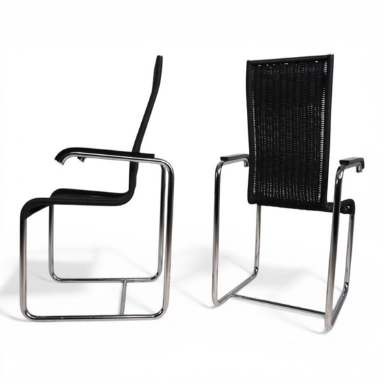 Image 1 of Ensemble de 2 chaises cantilever Tecta D25 avec accoudoirs, par Axel Bruchhäuser, 1980