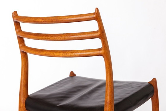Image 1 of Sedia modello 78 di Niels Møller – Sedia da pranzo danese in teak di metà secolo, vintage anni '60