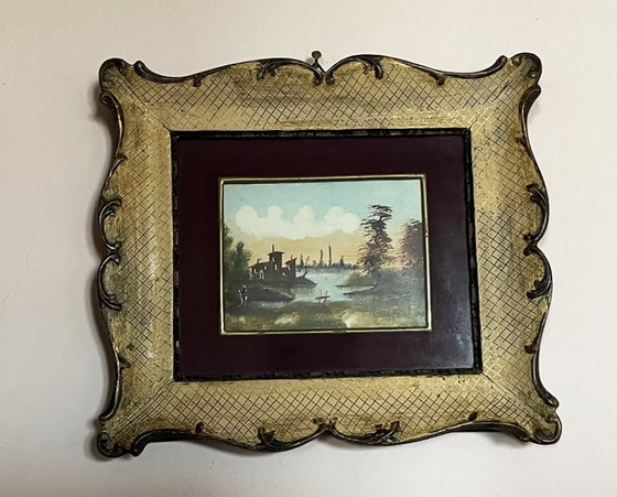 Image 1 of Öl auf Karton von Lucio Cargnel (1903-1998) Privatsammlung.