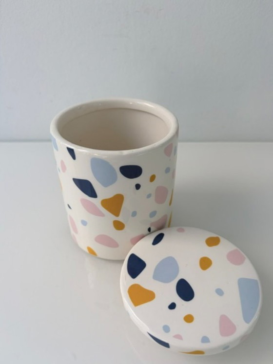 Pot de rangement en céramique avec motif terrazzo – Bols, Ceramic (photo 8 of 11)
