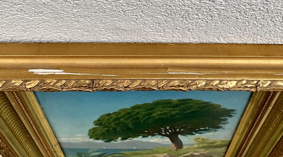 Antico Dipinto a Olio Cannes La Bocca 1909 – Tom Evans – Dipinti e disegni, Legno, Altro (photo 8 of 10)