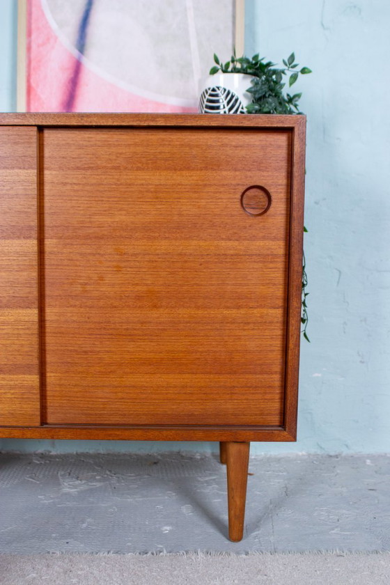 Image 1 of Vintage teakhouten ladekast/dressoir, Deens, midden 20e eeuw