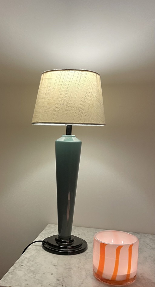 lampe vintage en céramique