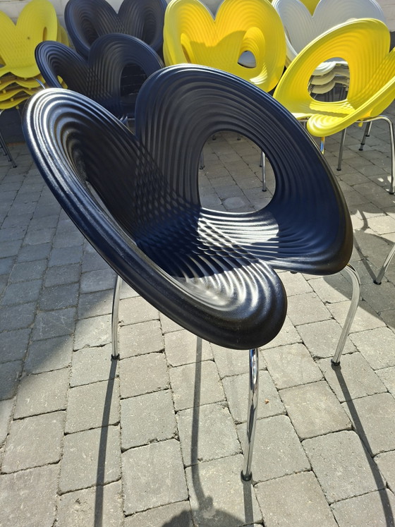 Image 1 of 4x Ron Arad Moroso Chair zwart