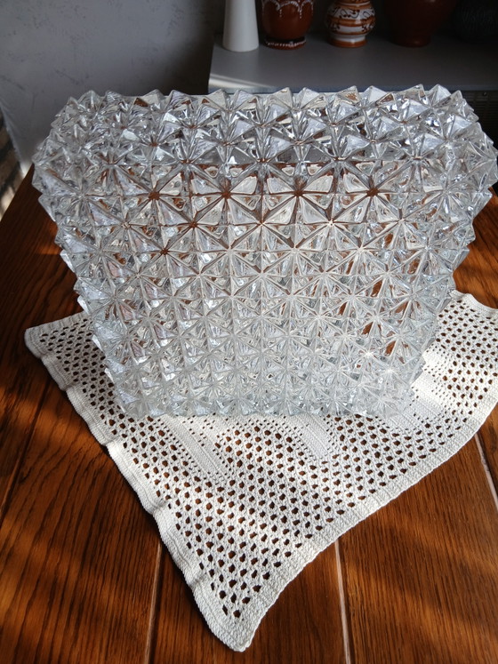 Image 1 of ERCO Leuchten Vintage ice crystal wall or ceiling lamp
