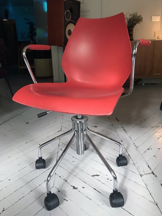 Image 1 of Chaise de Bureau Vintage • Maui • Vico Magistretti • Kartell • 1996