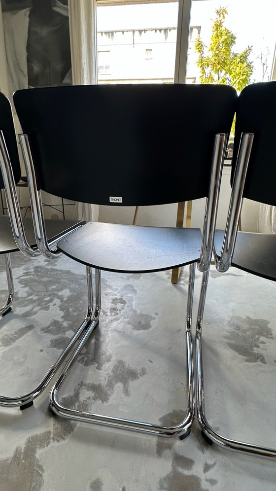 4 S43 THONET chairs – Dining chairs, Metal, Wood (photo 11 of 12)