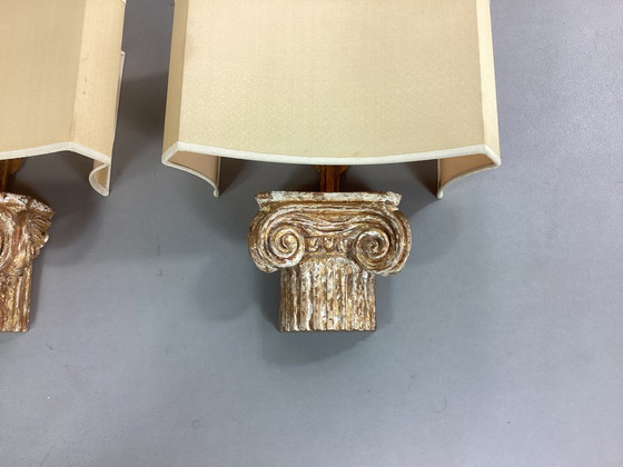 Image 1 of 2 Vintage seventies wall lamps Italian French