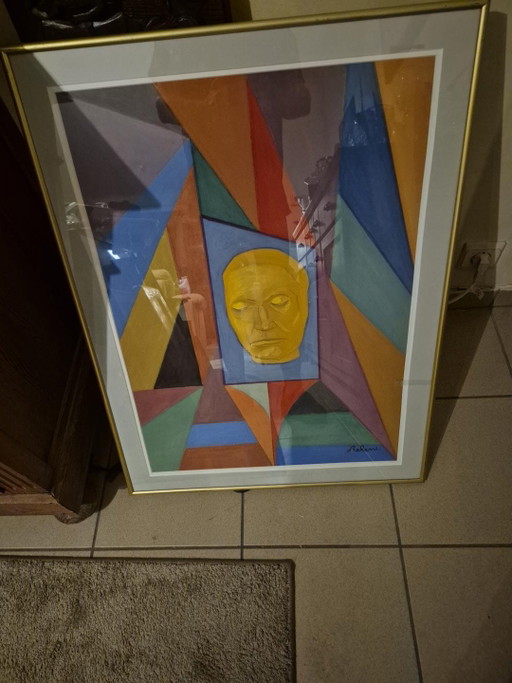 Gaston Relens – kunst, Glass, Metal