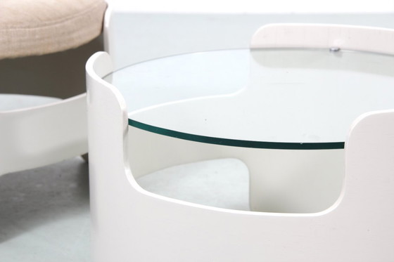 Image 1 of Ensemble de 2 tabourets et 1 table basse de Gerd Lange pour "Die Gute Form"