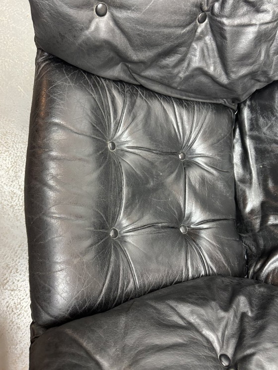 Image 1 of Mid-Century Design „Trega“ Sling Lounge Chairs von Tormod Alnæs für Sørlie Møbler, Norwegen, 1970er Jahre