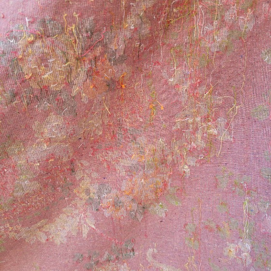 Image 1 of Large bedspread/tapestry, floral print, 40's - Eastern Europe