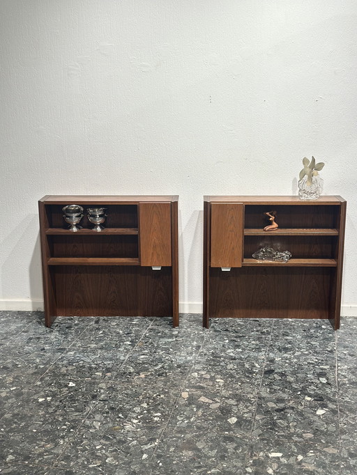 Set of Vintage Wenge Bedside Tables