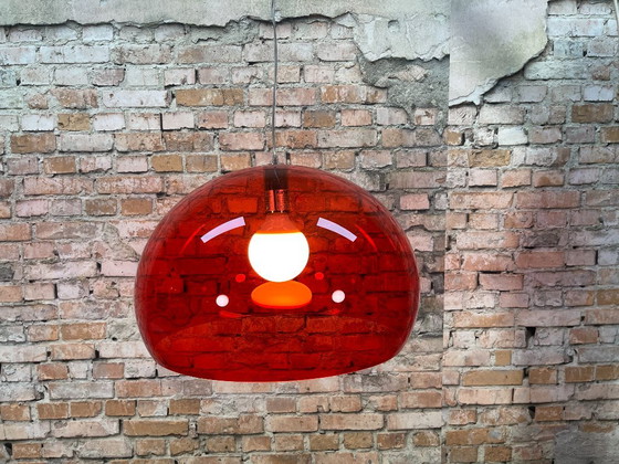 Kartell FL/Y Lampada a Sospensione – Rosso Trasparente | Ferruccio Laviani – Illuminazione, Plastic (photo 2 of 5)