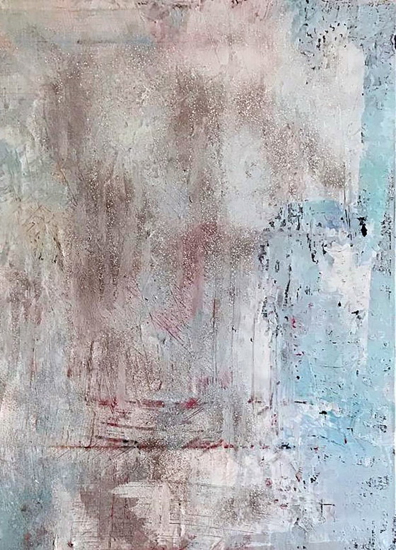 Image 1 of Original Acrylic Painting Abstract Expressionism Summer Cool