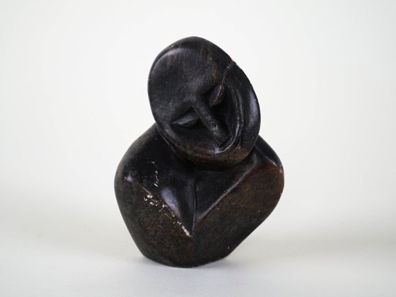 Image 1 of Sculpture abstraite en pierre, design danois, années 1980, fabriquée au Danemark