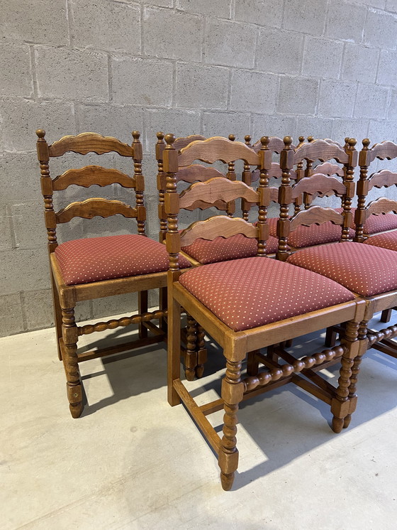 Image 1 of 7 Vintage eetkamerstoelen