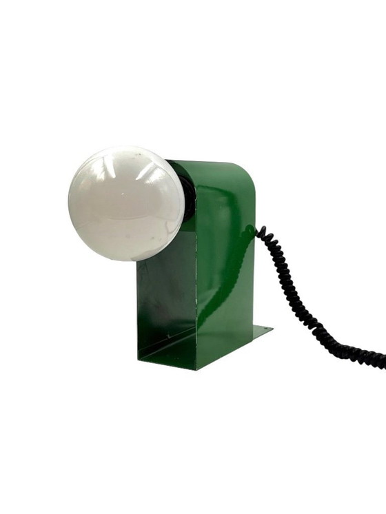 Image 1 of Lámpara de mesa/pared verde estilo era espacial, Italia, década de 1970.