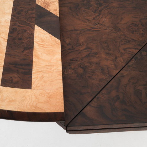 Image 1 of Bauhausly Table ROUND/SQUARE QUAD0 Walnut mix – Simple Table, Amazing Function