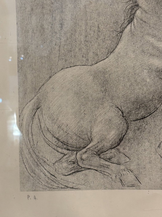 Francesco Messina Horse Lithograph, 1960s – Paintings & Drawings, Paper, Figuratief (photo 5 of 9)
