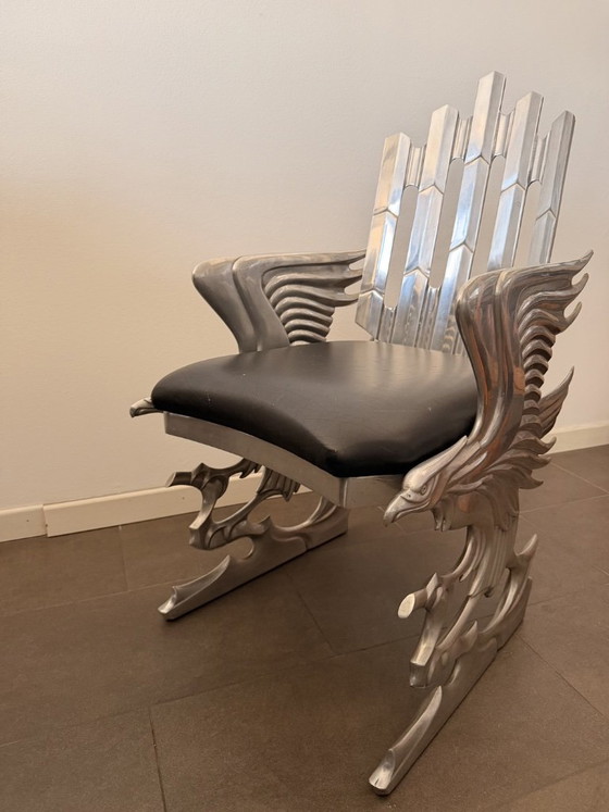 “Eagle Chair” Ray Lewis No. 39/950 – Fauna Collection, USA, Circa 1990 (photo 5 of 5)