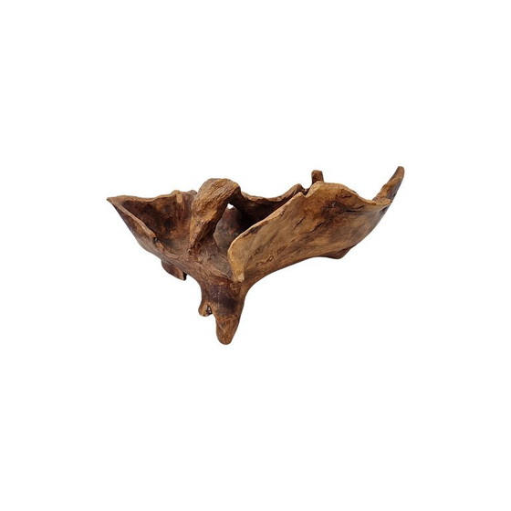 Bol vintage en bois d'olivier avec anse, années 70/80 – Accessoires de table, Wood (photo 4 of 7)