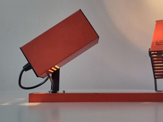 Philips cube lamp space age, Plafoniere, Metallo, Plastica, Arancione (foto 10 di 15)