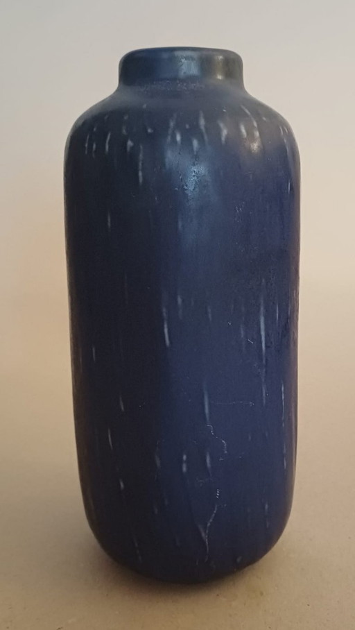Gunnar Nylund „Rubus“ skandinavische Keramikvase, Nummer 5, Rörstrand Blau, Vintage 1960er Jahre – vazen (photo 2 of 11)