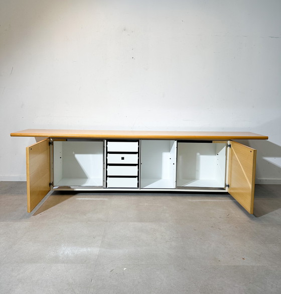 Image 1 of Credenza Acerbis Sheraton in rovere - Design by Giotto Stoppino