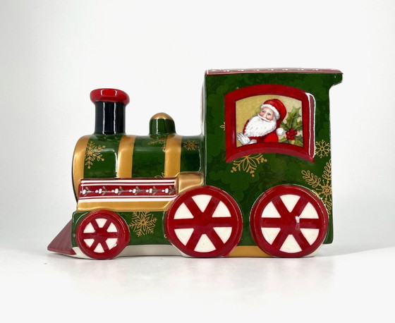 Image 1 of Locomotiva in porcellana Villeroy & Boch "Nostalgic Melody" con carillon (rara)