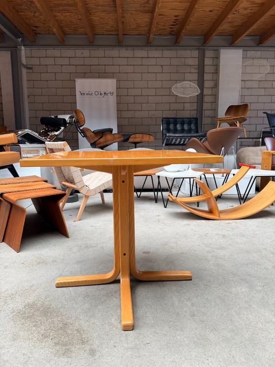 Image 1 of Vintage Danish design dining table/bistro table