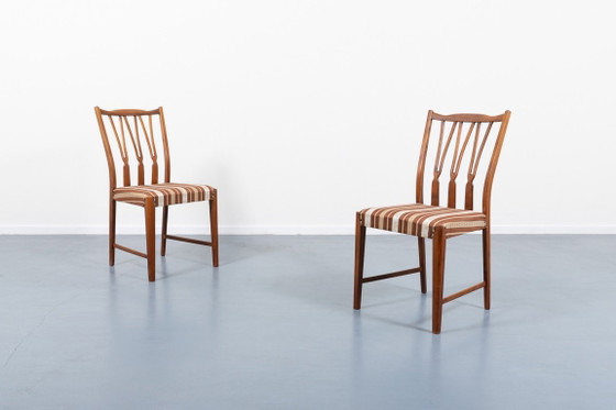 Image 1 of Ensemble de salle à manger suédois moderne du milieu du siècle par Nils Jonsson pour Hugo Troeds