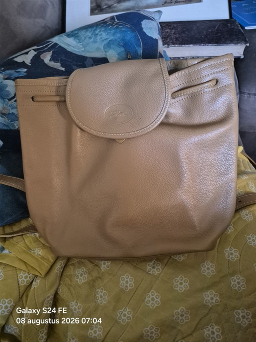 Longchamp – rugzakken, Leather, Nylon