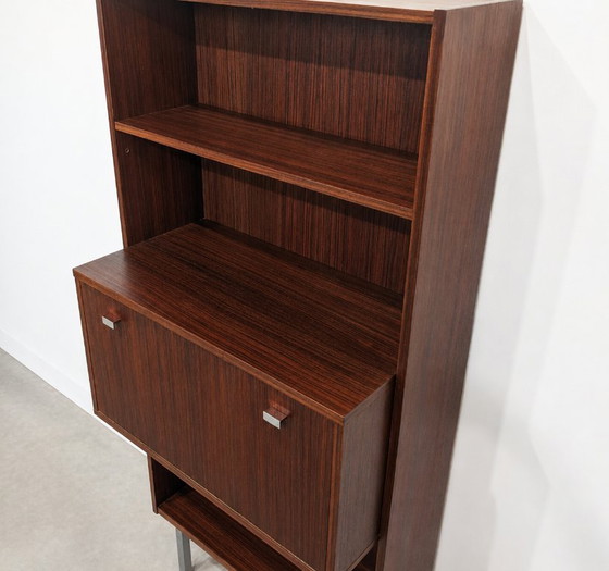 Image 1 of Vintage rosewood wall unit Bar /  secretary
