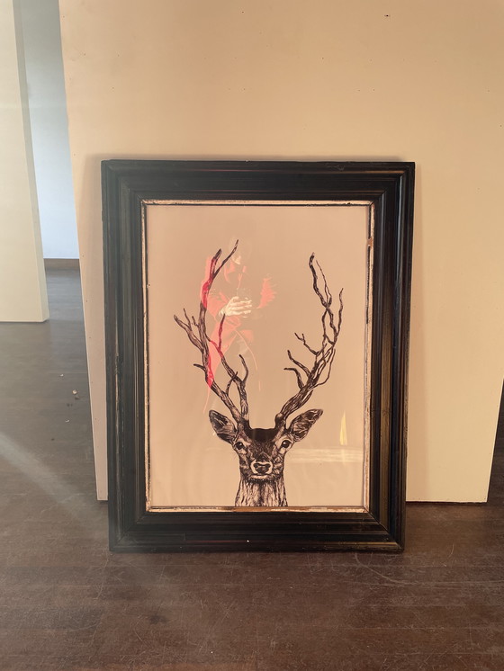 Image 1 of Affiche de dessin dans un cadre français