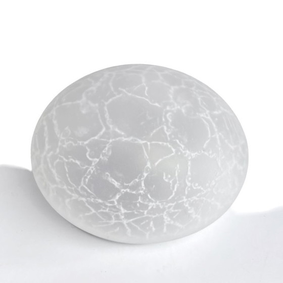 Image 1 of Modernist glass ceiling lamp VEB Narva Germany 1970s.