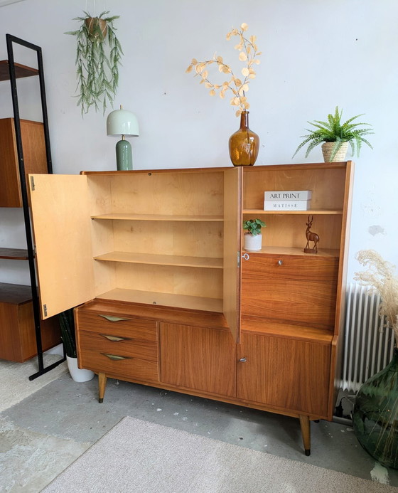 Image 1 of Vintage, midcentury highboard, wandkast 