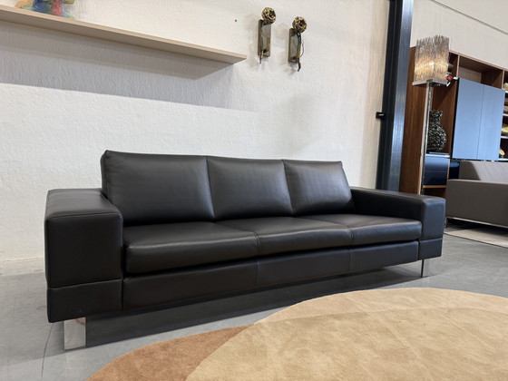 Image 1 of Canapé Pode Senso en cuir noir 235