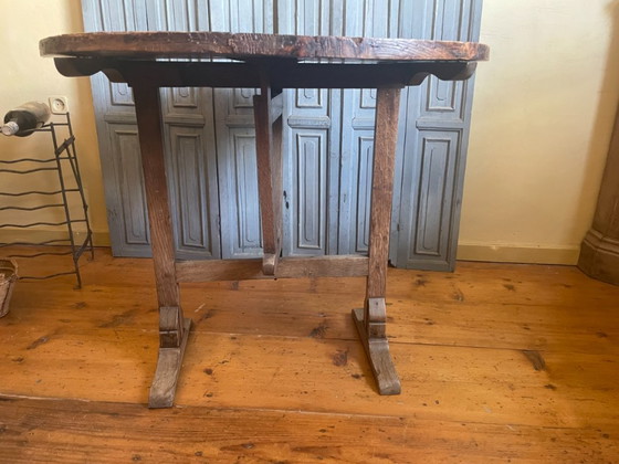 Table Vigneron Tavolo da Degustazione Tavolini Antico Francese – Wood (photo 10 of 19)