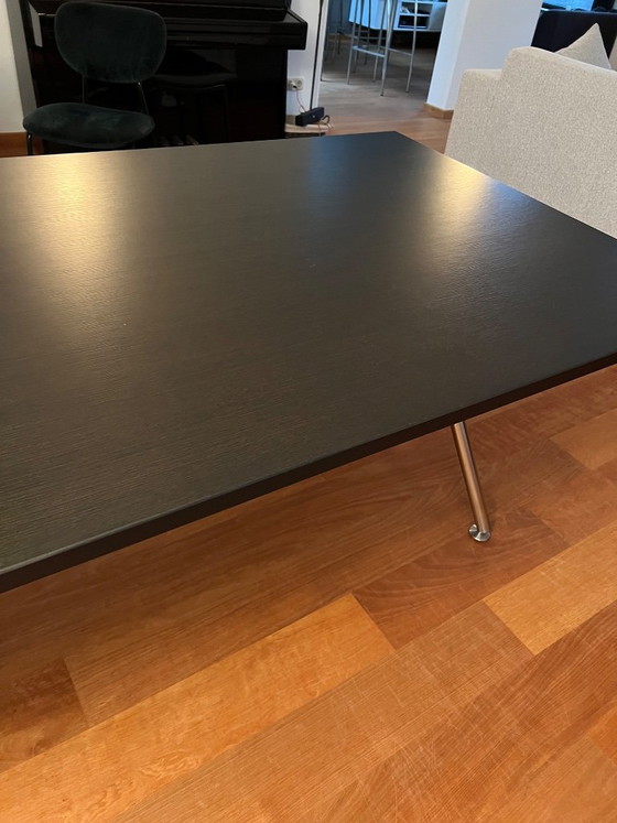 Bulthaup c3 eettafel, Metaal, Hout, Zwart (foto 6 van 9)