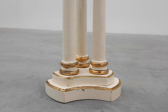 Image 1 of Franse 20e-eeuwse console in Lodewijk XV-stijl in hout