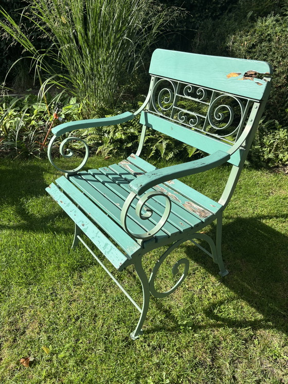 Sedie Garpa Provence + panca Boulogne – Sedie da giardino, Wood, Iron (photo 6 of 13)