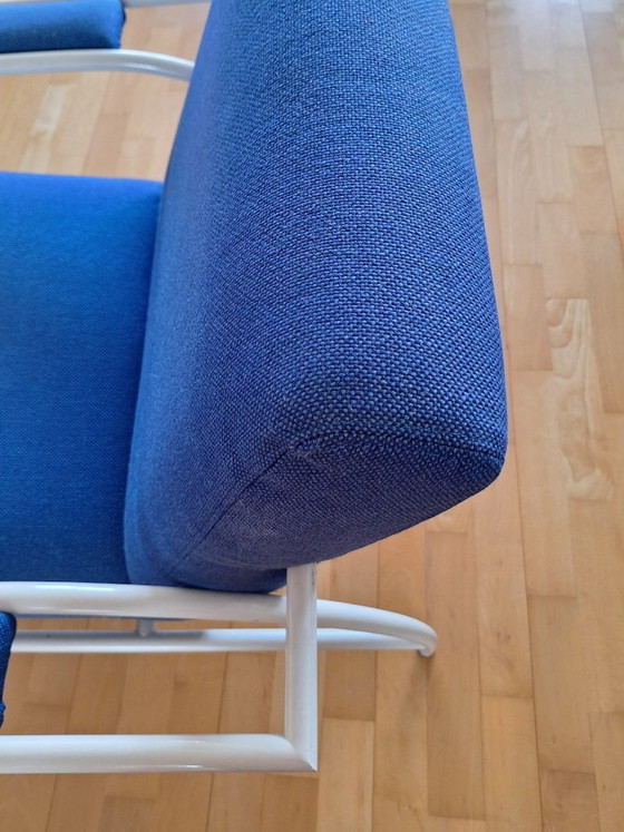 Image 1 of Beautiful Deep Blue Gelderland armchair, model 4735 incl. certificate